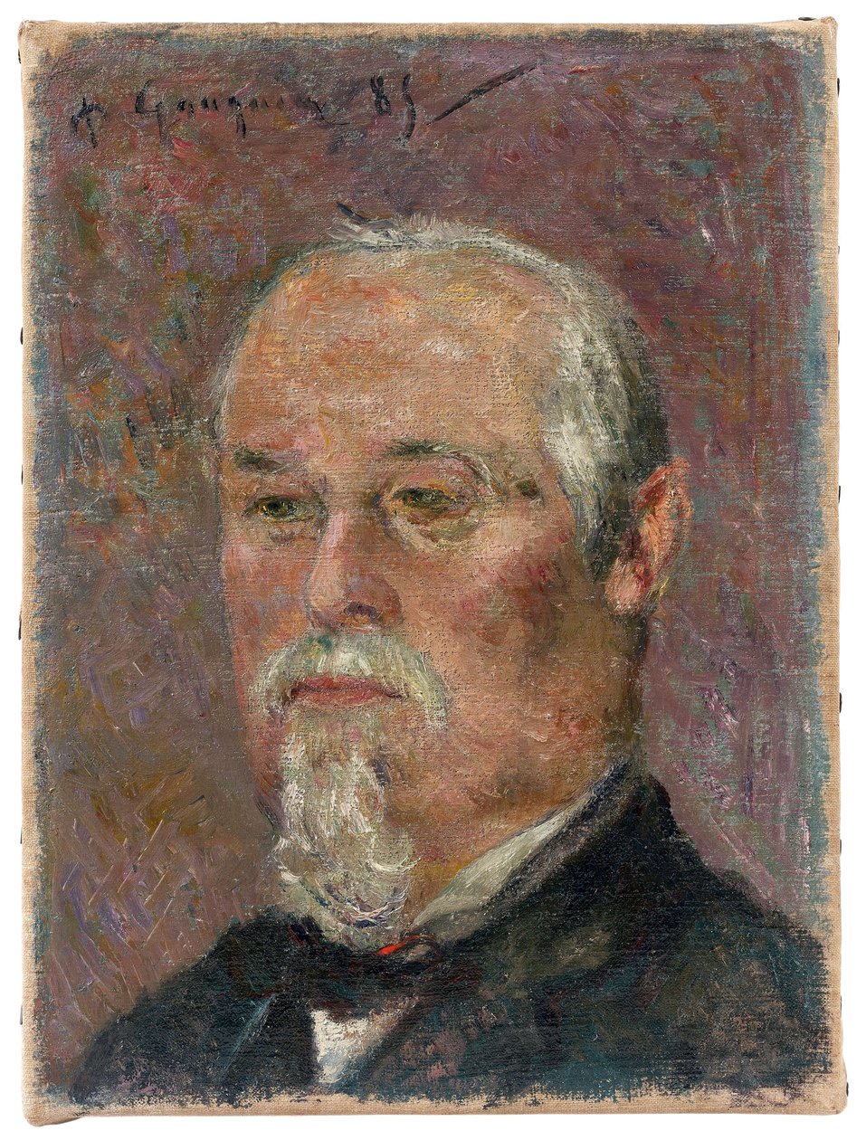 Frans:  Portret van Philibert Favre Portret van Philibert Favre door Paul Gauguin