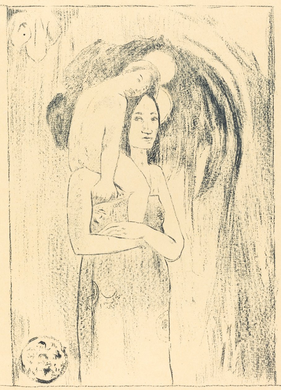 Ia Orana Maria Wij Groeten U, Maria, ca. 1894 door Paul Gauguin