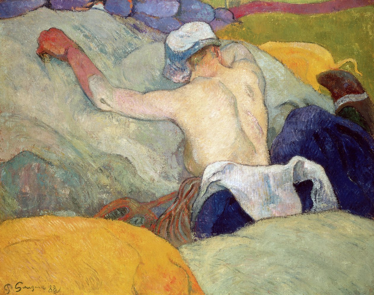 In de hitte, of De varkens, 1888 door Paul Gauguin