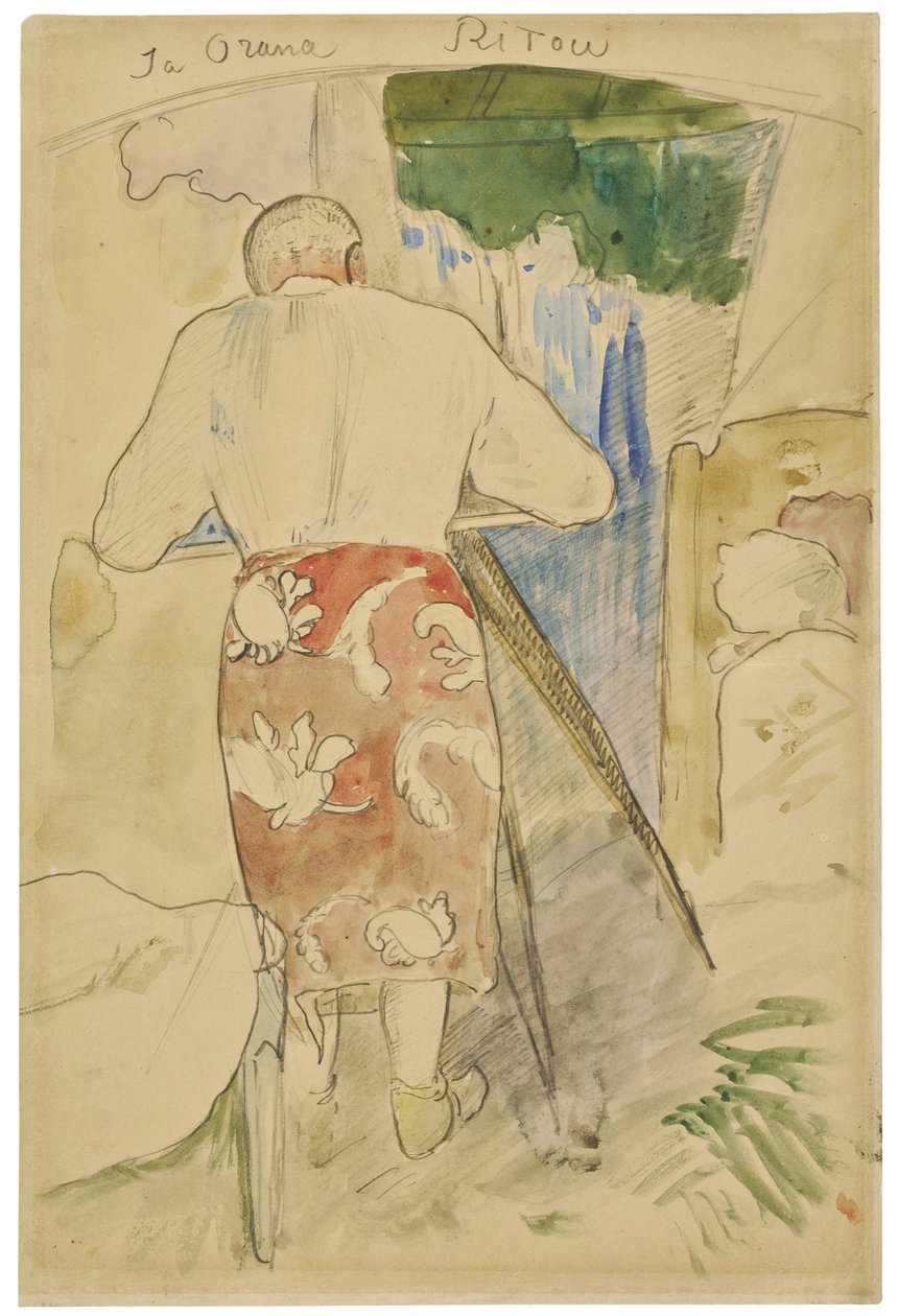 Ja Orana Ritou, ca. 1891-94 door Paul Gauguin