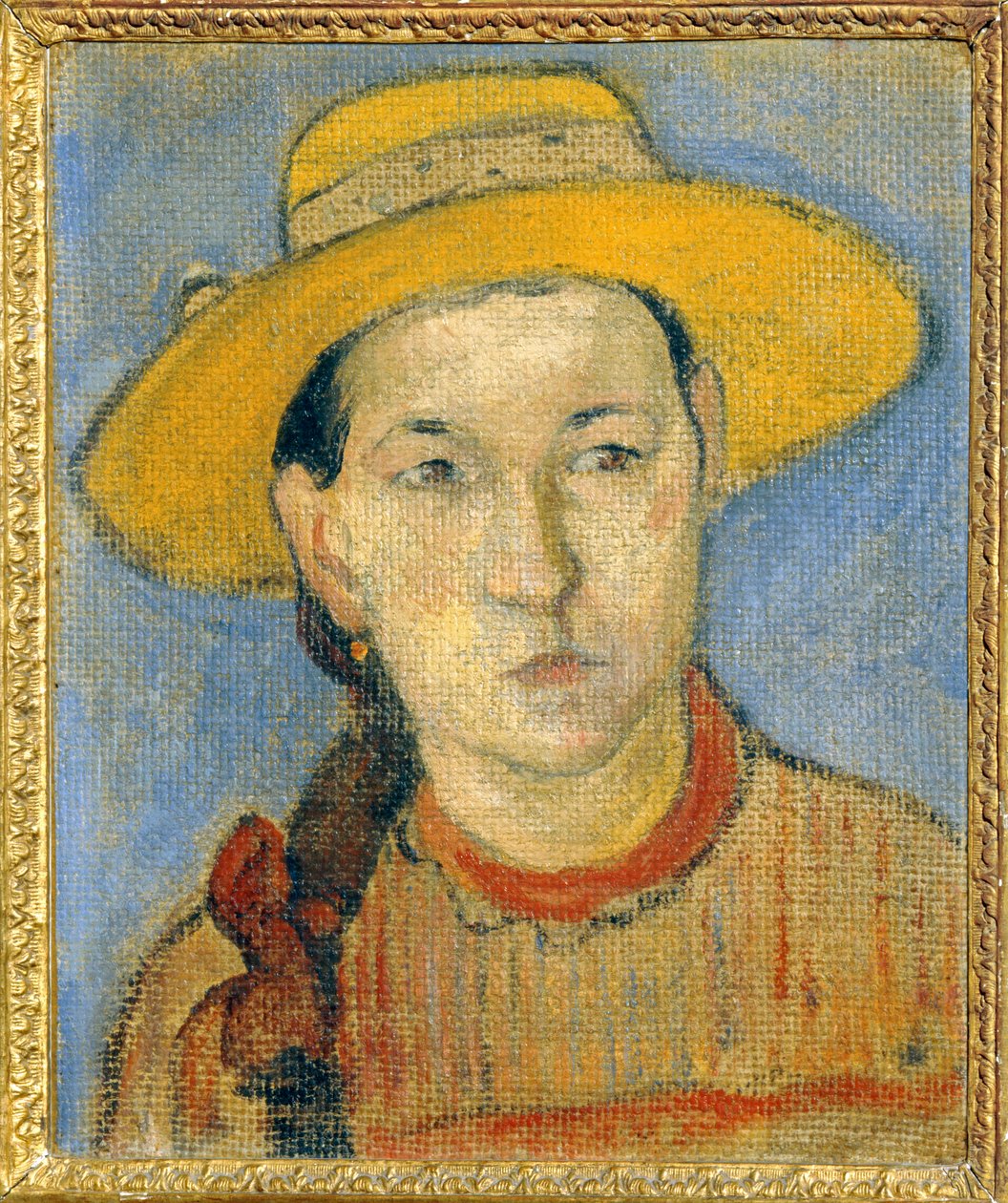 Jeune creole - Jonge creool ... (schilderij op doek) door Paul Gauguin