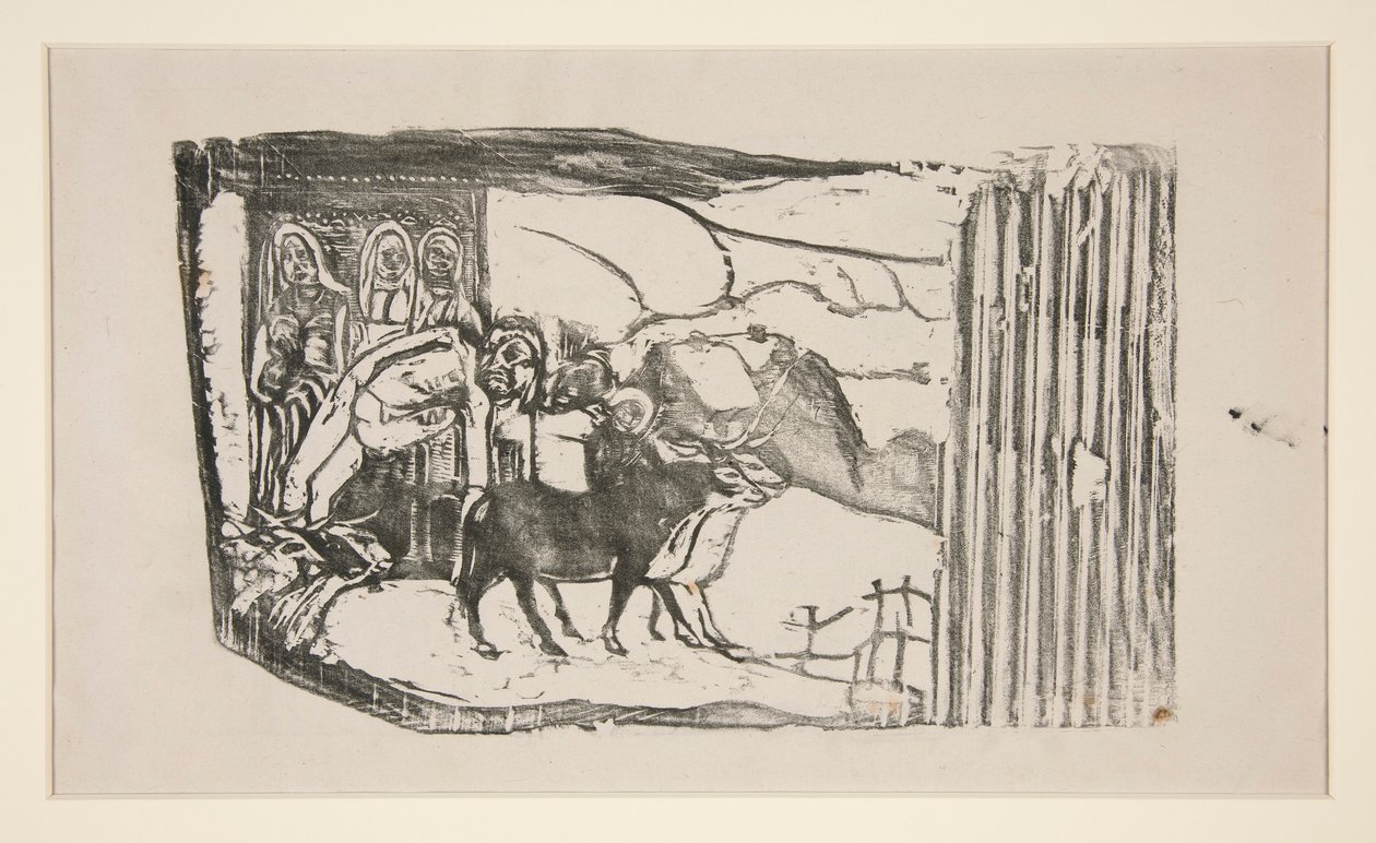 De Calvarieberg van Bretagne door Paul Gauguin