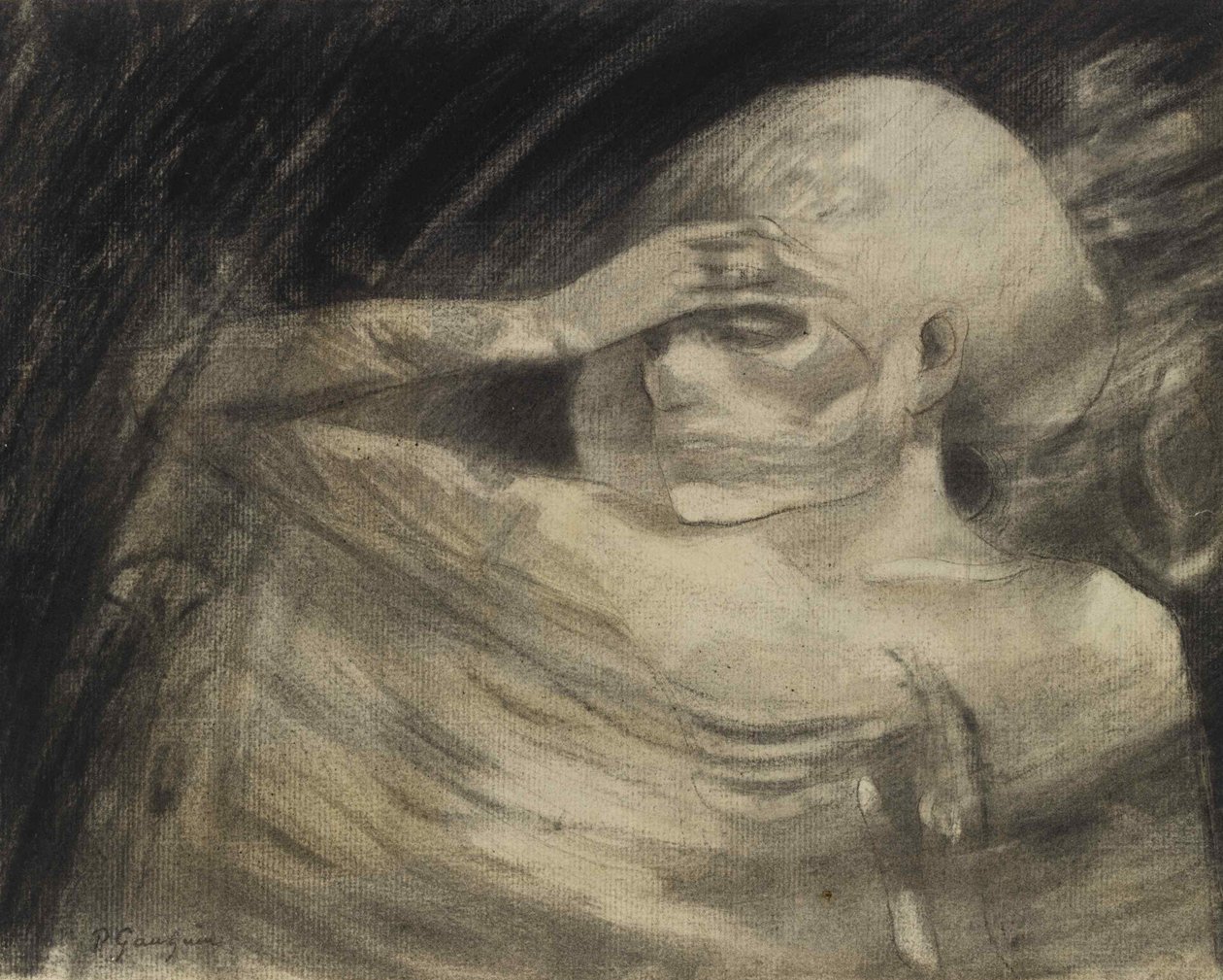 Madame La Mort, 1890-1891 door Paul Gauguin