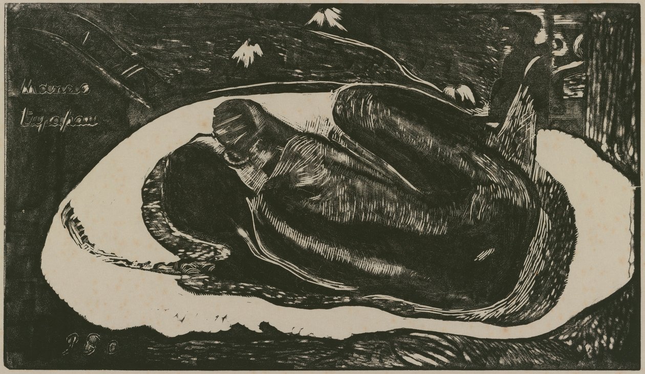 Manao Tupapau (Geest van de Dode die Waakt) door Paul Gauguin