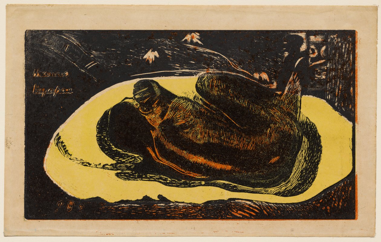 Manao Tupapau (Bewaakt door de geesten van de doden) door Paul Gauguin