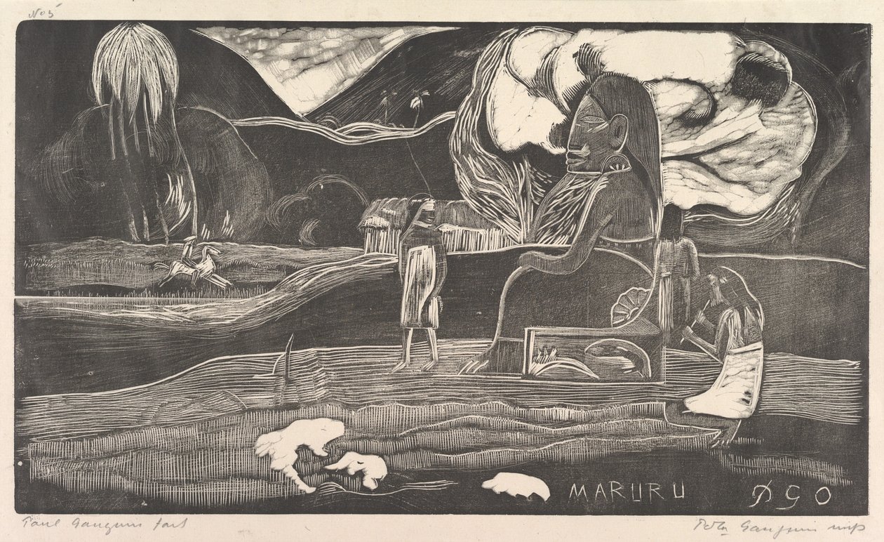 Brand door Paul Gauguin