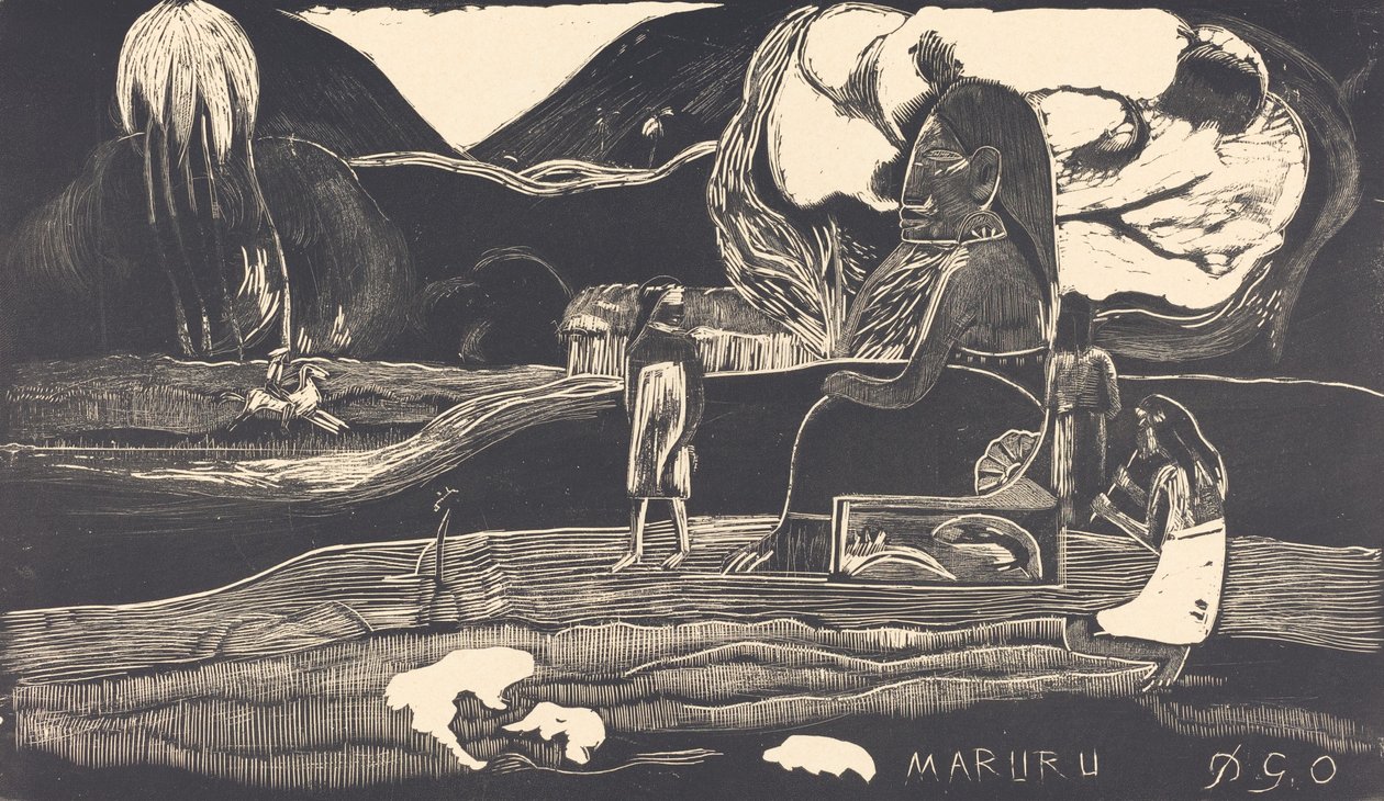 Maruru Dank U door Paul Gauguin