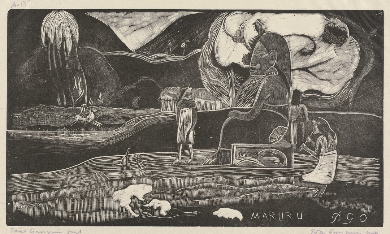 Maruru Dank U door Paul Gauguin