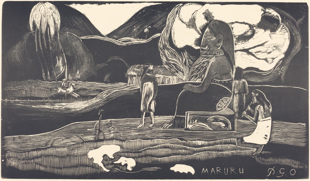 Maruru Dank je, 1894-1895 door Paul Gauguin