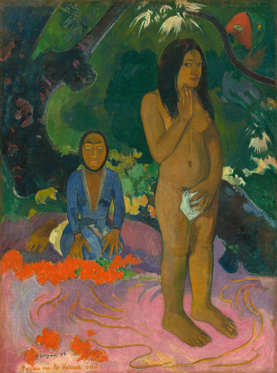Parau na te Varua ino (Woorden van de Duivel) door Paul Gauguin