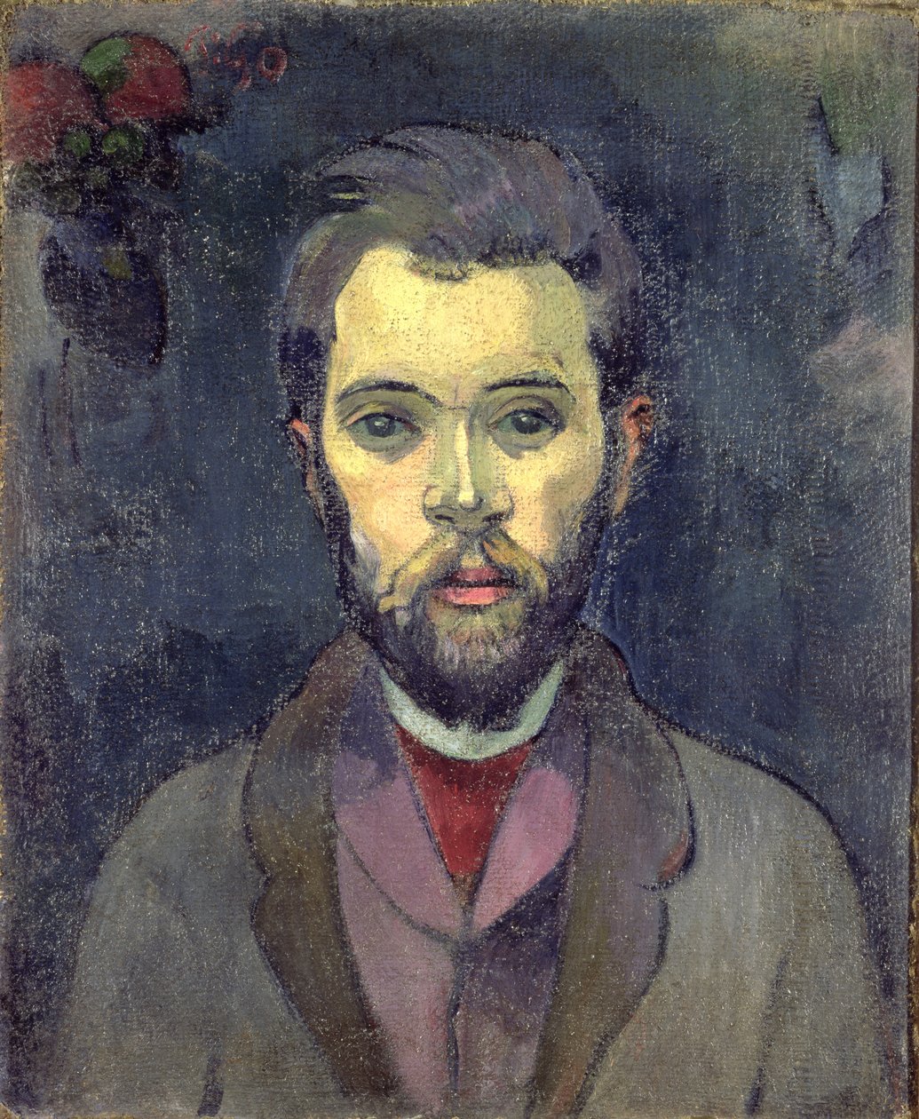 Portret van William Molard (1862-1936), Zweedse componist door Paul Gauguin