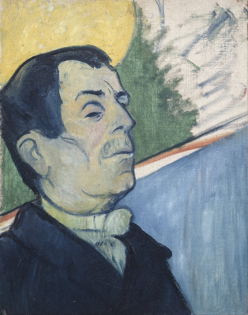 Portret van een man door Paul Gauguin