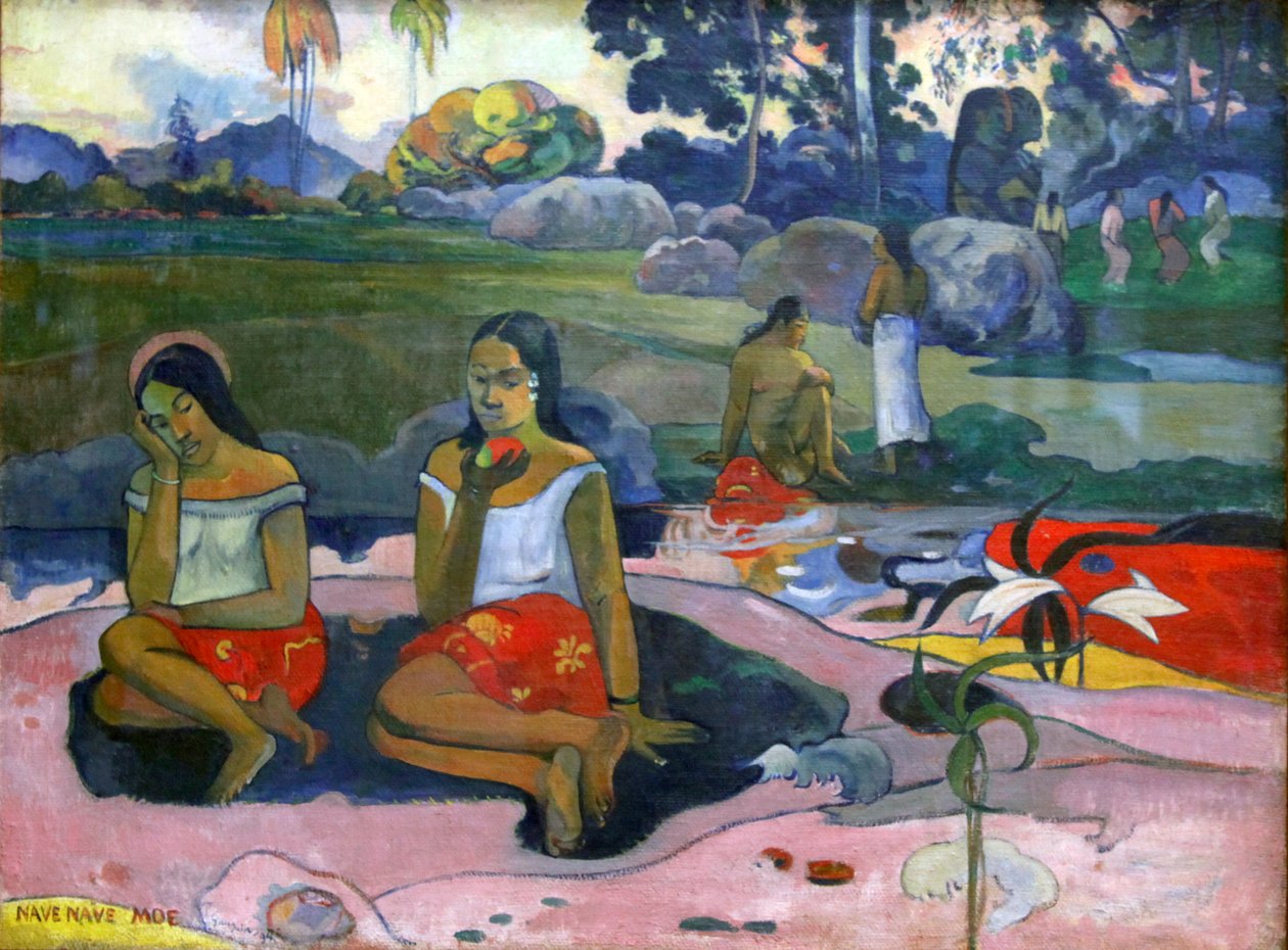 Heilige Lente: Zoete Dromen Nave Nave Moe, 1894 door Paul Gauguin