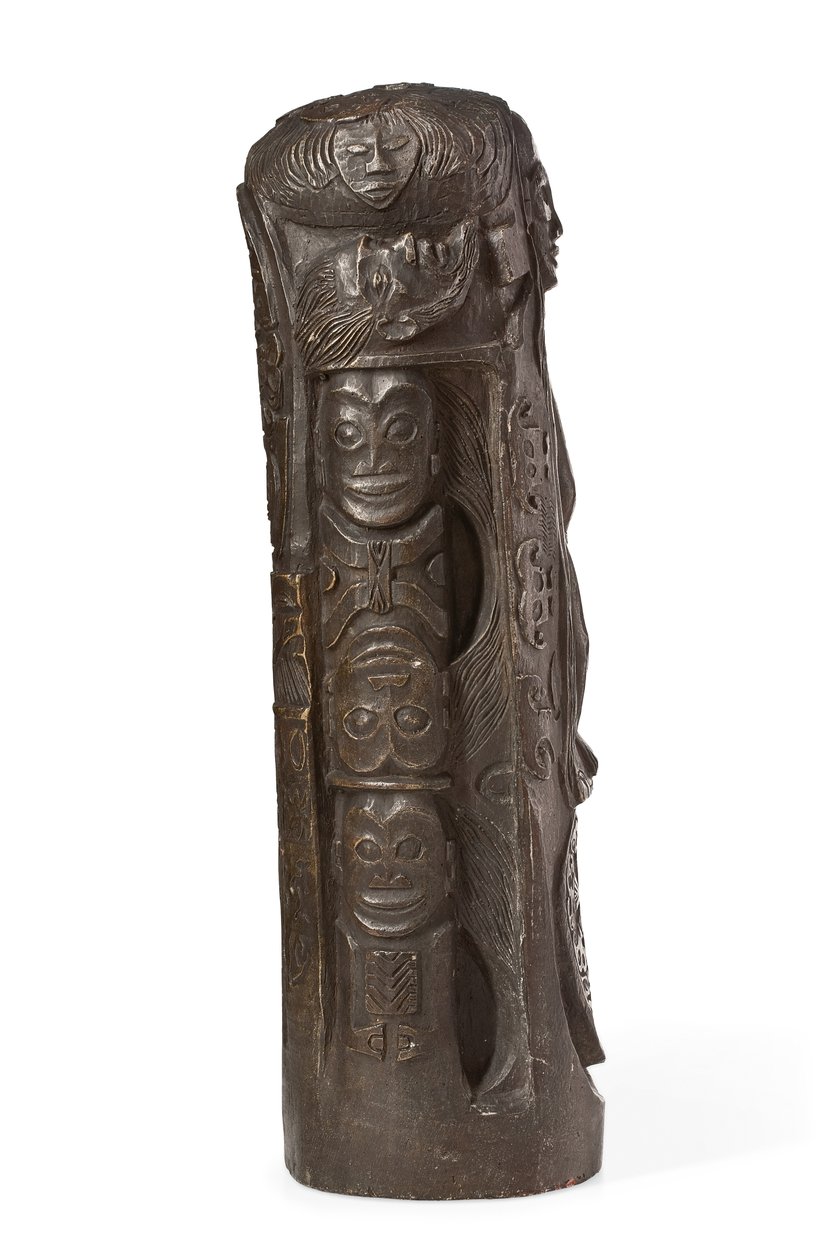 Tahitische totem naar Christus aan het kruis, na 1894 door Paul Gauguin