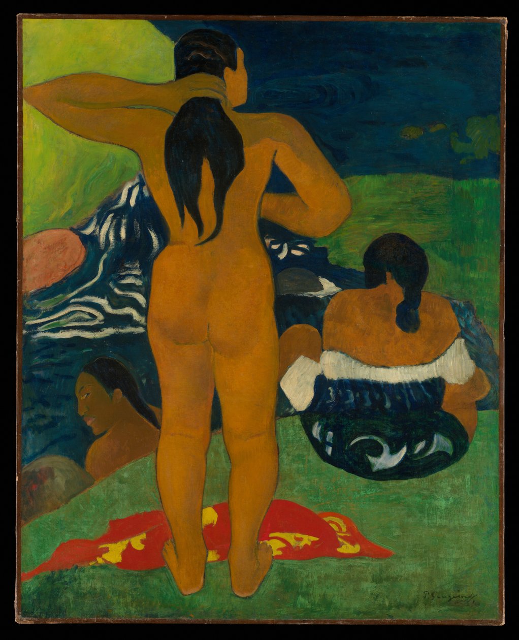 Badende Tahitiaanse vrouwen door Paul Gauguin