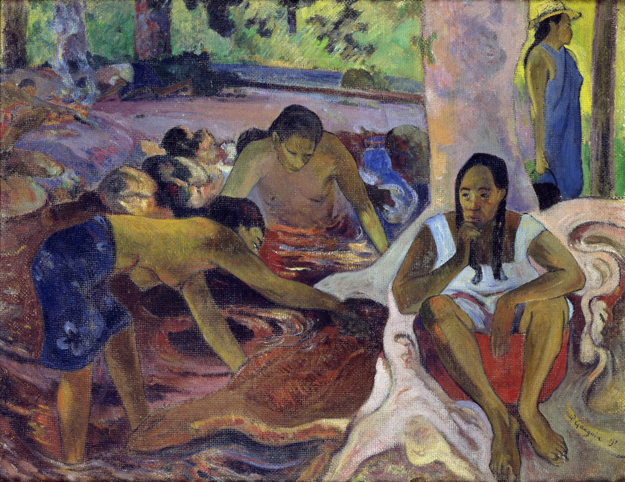 Tahitische vissersvrouwen door Paul Gauguin
