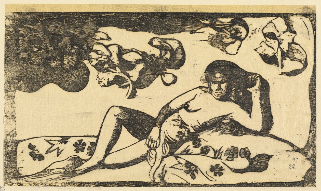 Te Arii Vahine (Dame van koninklijk bloed) door Paul Gauguin