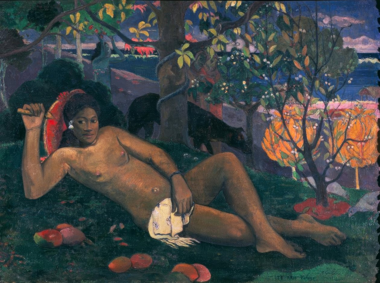 Te Arii Vahine door Paul Gauguin