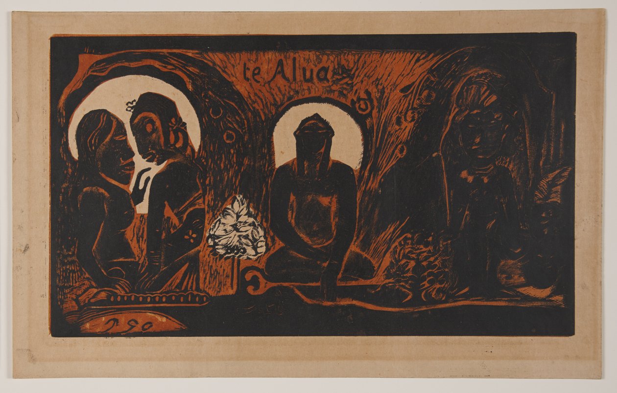 Te Atua (De goden) door Paul Gauguin