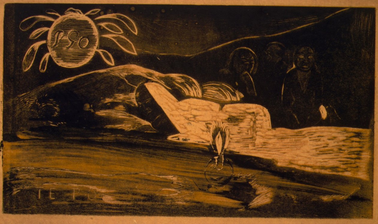 Te Po, 1893-94 door Paul Gauguin