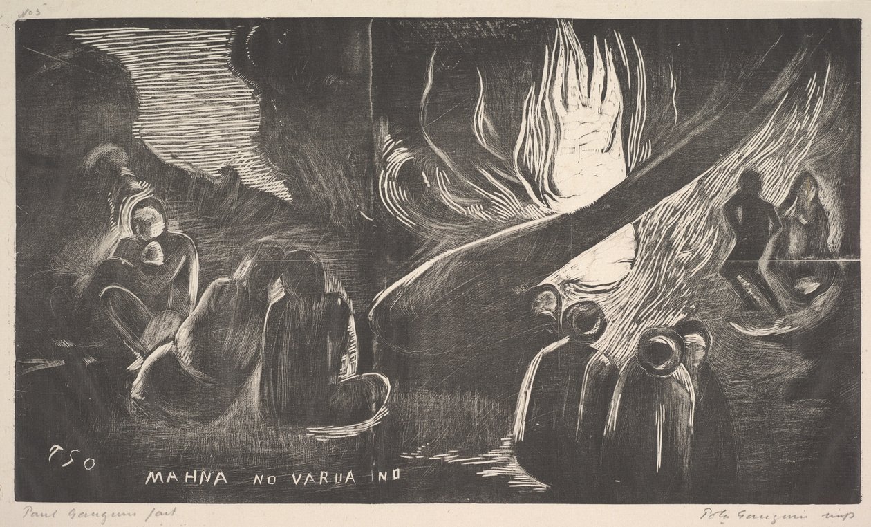 De Duivel Spreekt, 1893-94 door Paul Gauguin