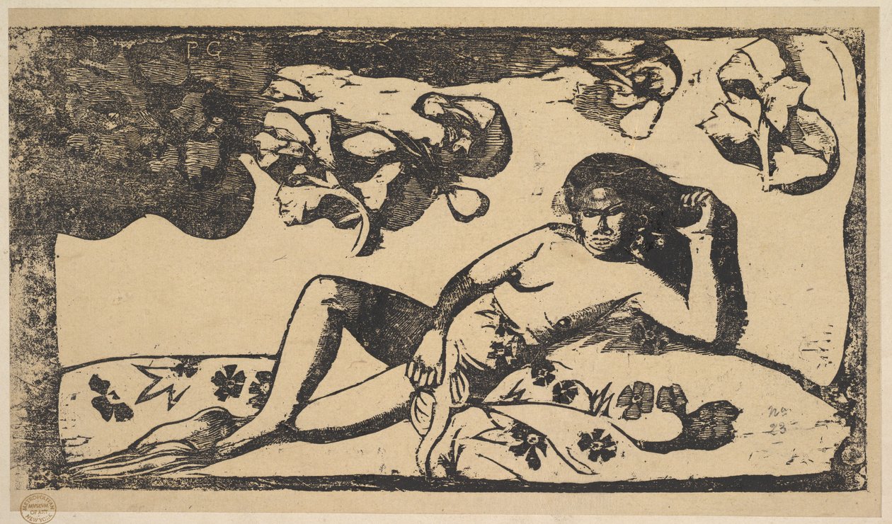 De koningin van schoonheid - Langorous, 1898 door Paul Gauguin