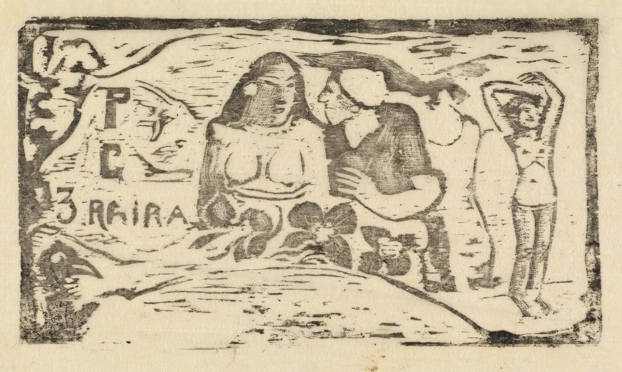 Titelpagina voor "Le Sourire" door Paul Gauguin