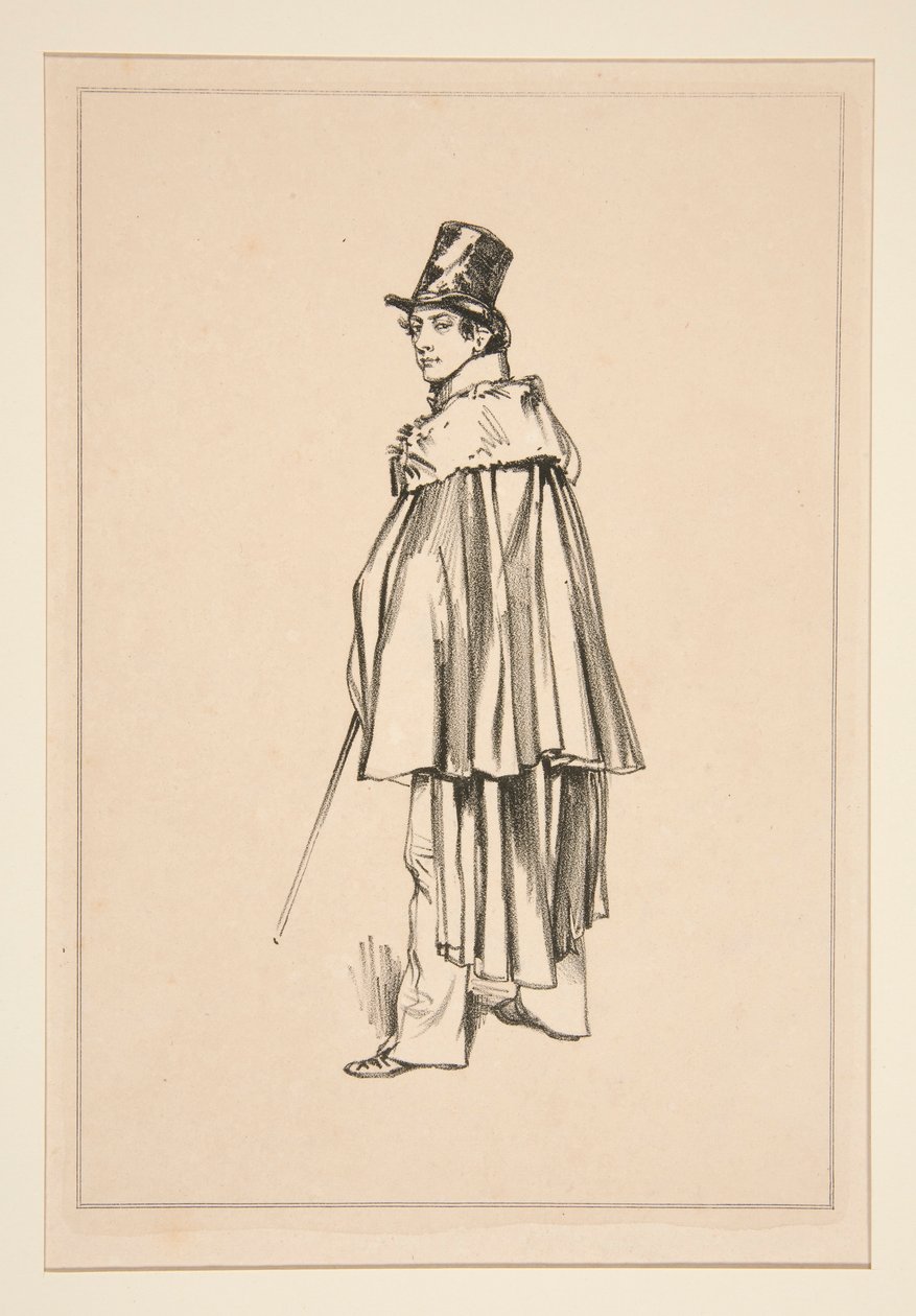 (ARTISTE DRAMATIQUE.) door Paul Gavarni