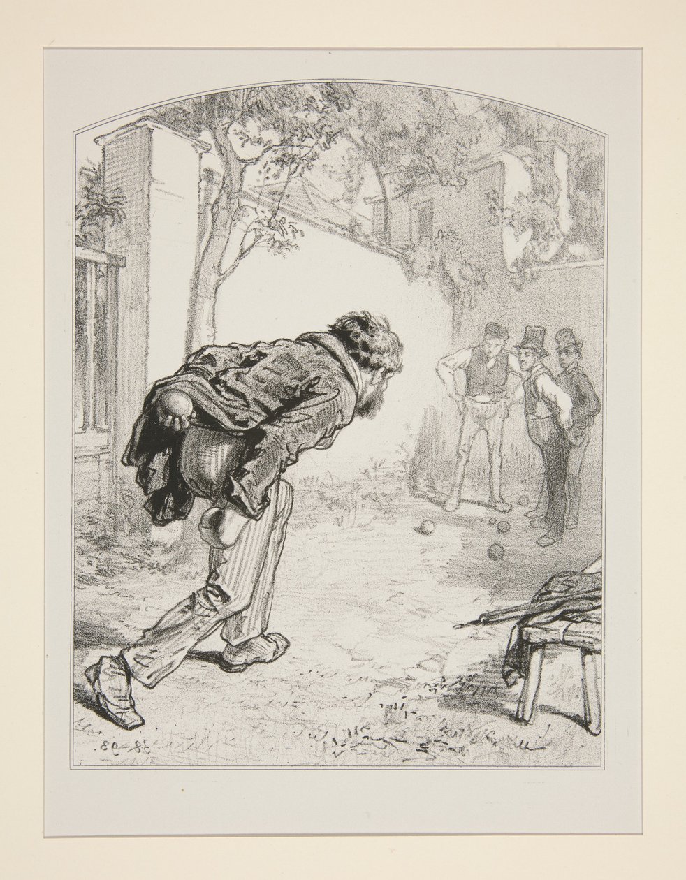 De boules door Paul Gavarni