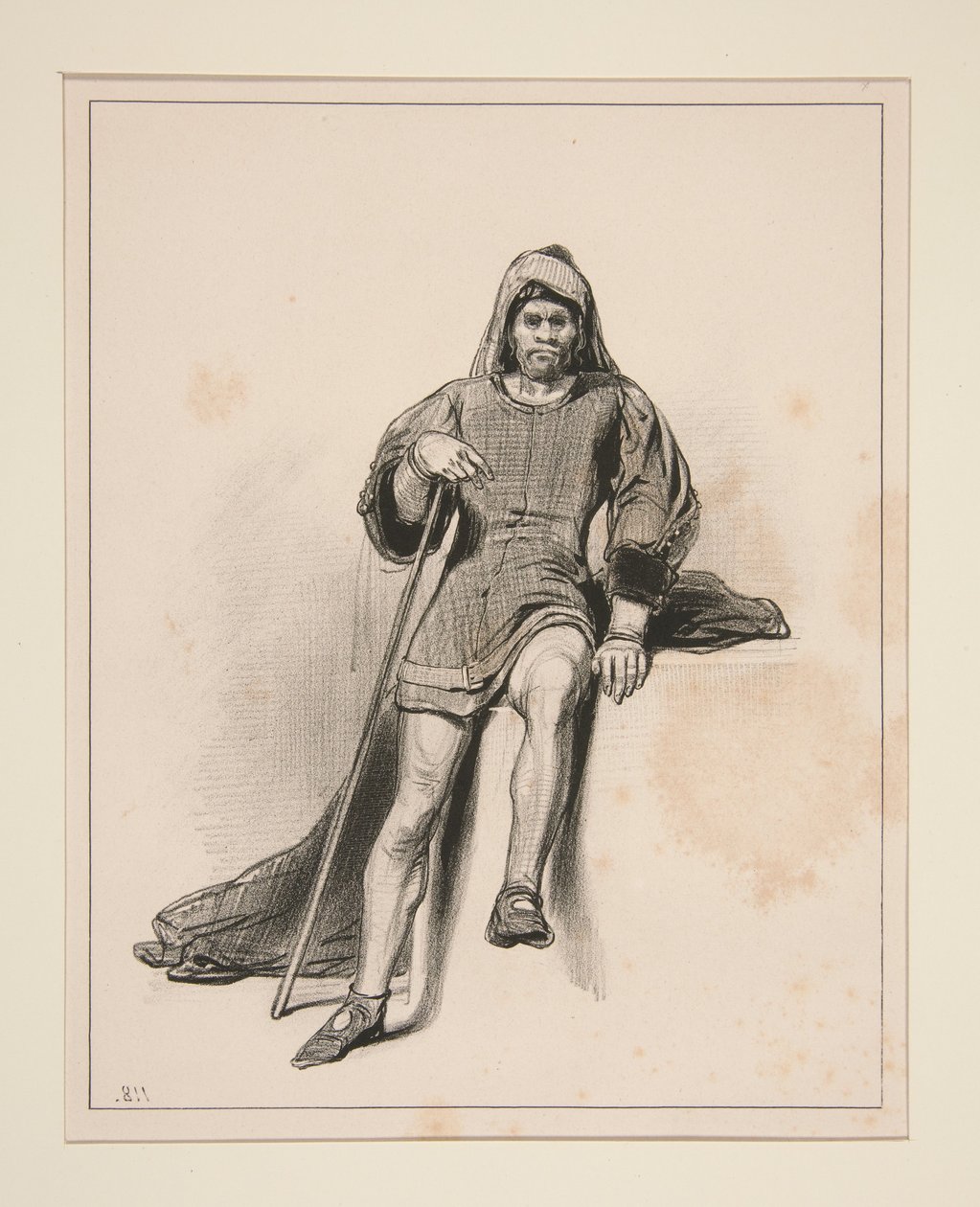 1300. De kwelgeest. door Paul Gavarni