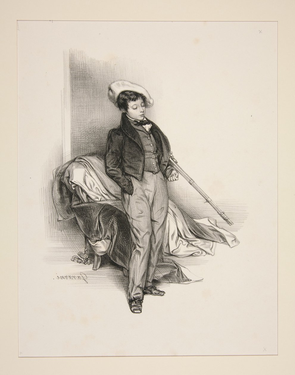 Alfred (Feydeau) door Paul Gavarni