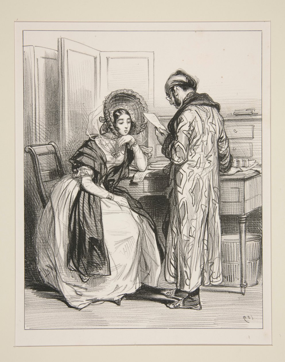 Bordereau door Paul Gavarni