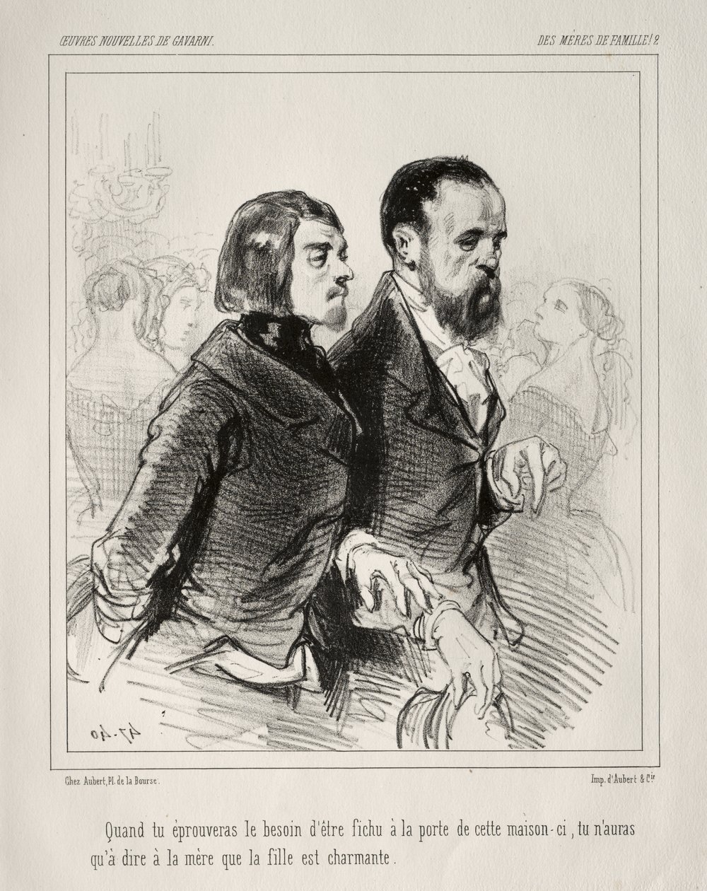 Des Mères de Famille! door Paul Gavarni
