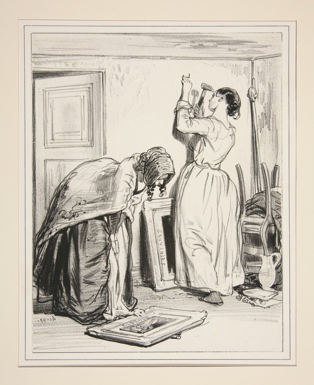 Zeg! Die dief van prullaria die mijn souvenirs wilde terugnemen... door Paul Gavarni