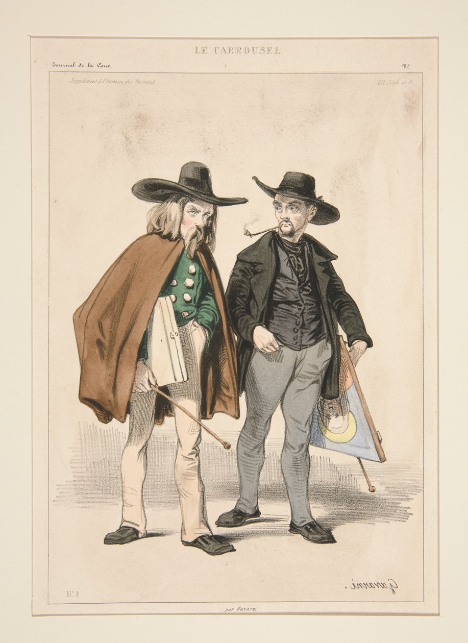 Leerlingen van de meesters door Paul Gavarni