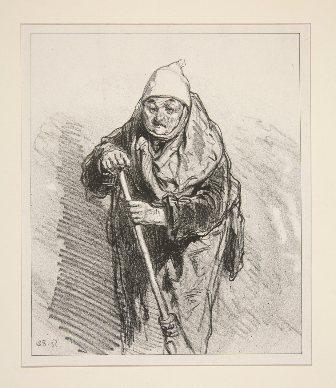 Ze speelde Zaïre. door Paul Gavarni
