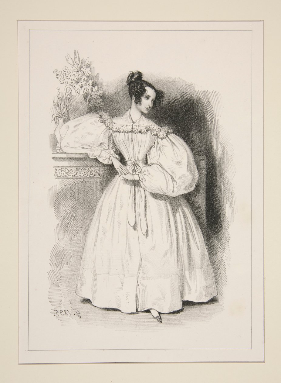 Eugenie Sauvage door Paul Gavarni