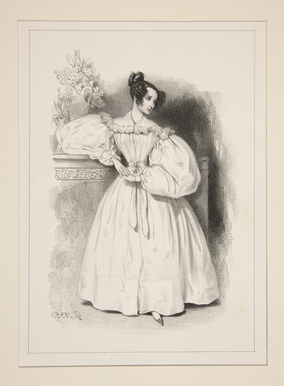 Eugenie Sauvage door Paul Gavarni
