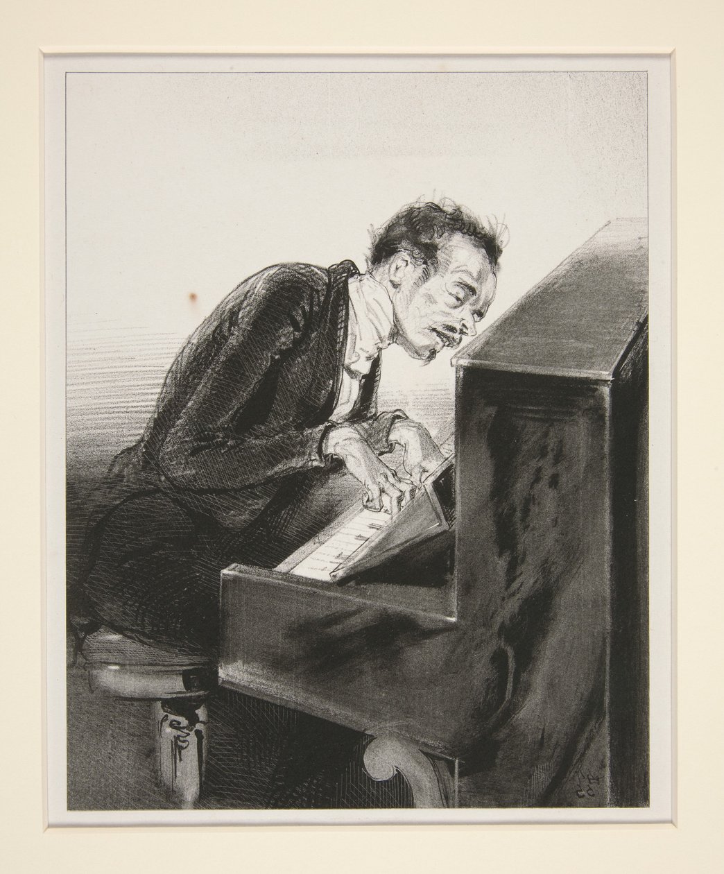 Melancholische improvisaties door Paul Gavarni