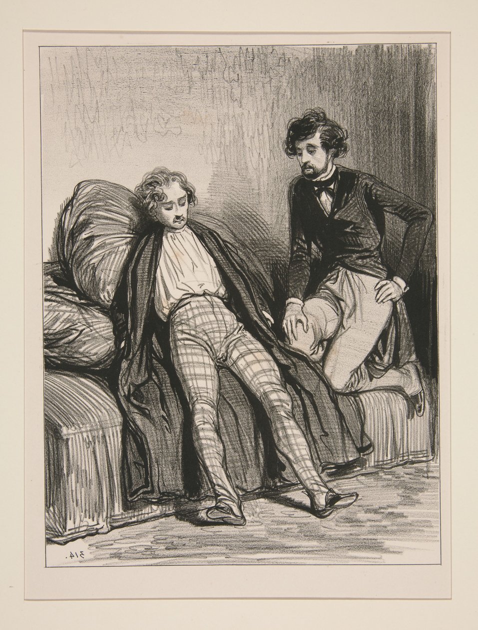 Ik wil je om een gunst vragen, mijn beste Joseph... door Paul Gavarni
