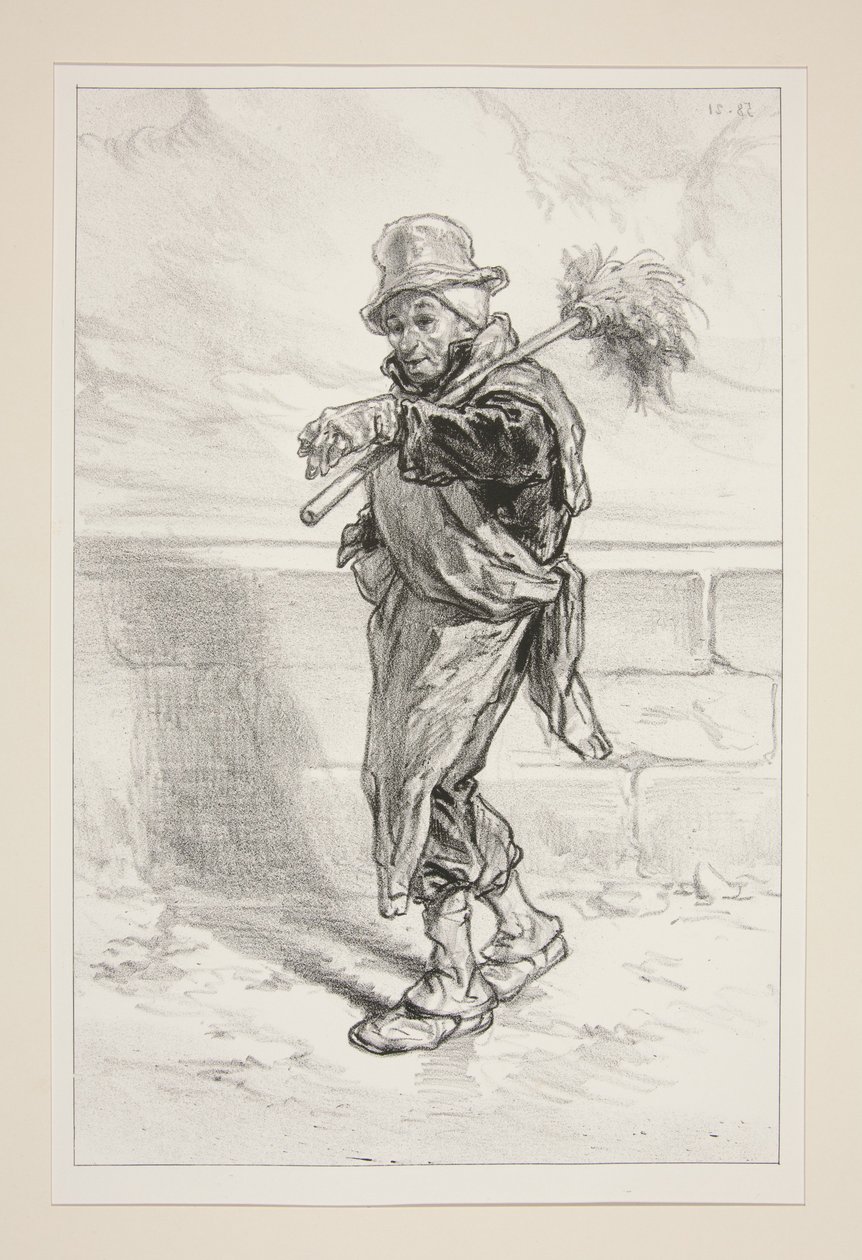 DE STRAATVEEGER. - Die Parijzenaars, wat een sloddervossen! door Paul Gavarni