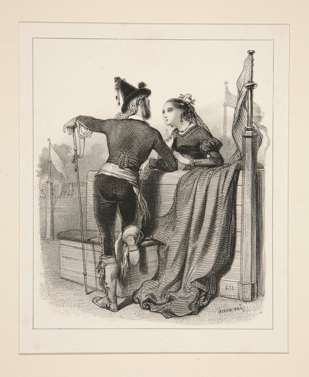 De toreador door Paul Gavarni