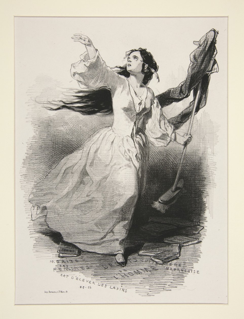De Marseillaise van de vrouwen door Paul Gavarni