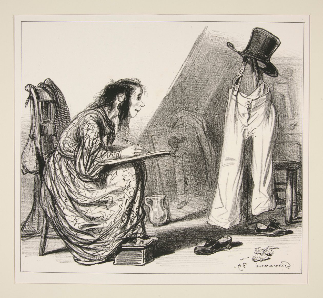 De Schilderkunst door Paul Gavarni