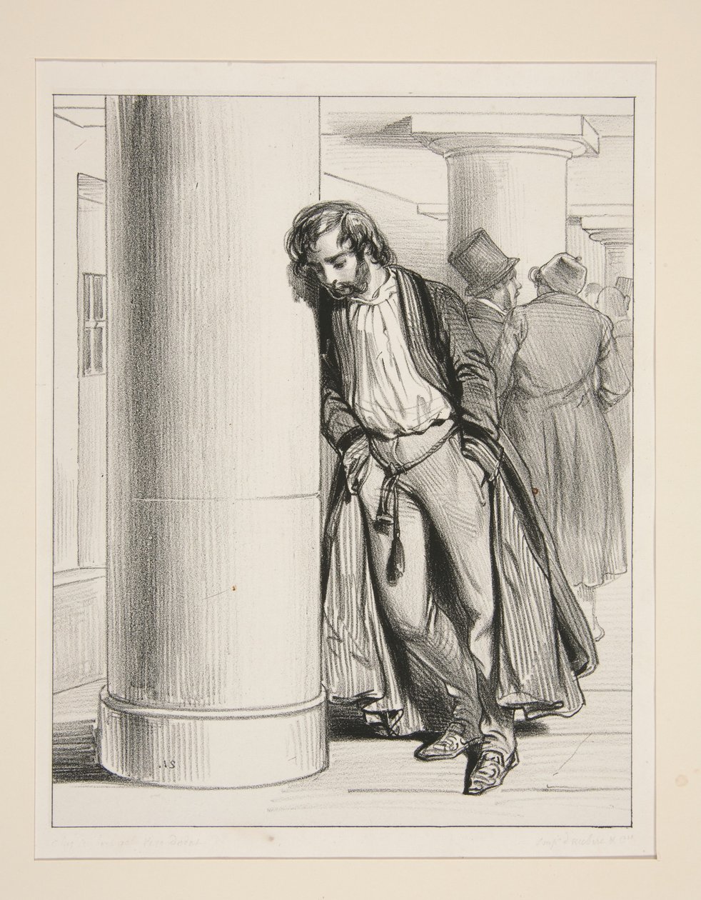 De schuldenaarsgevangenis. door Paul Gavarni