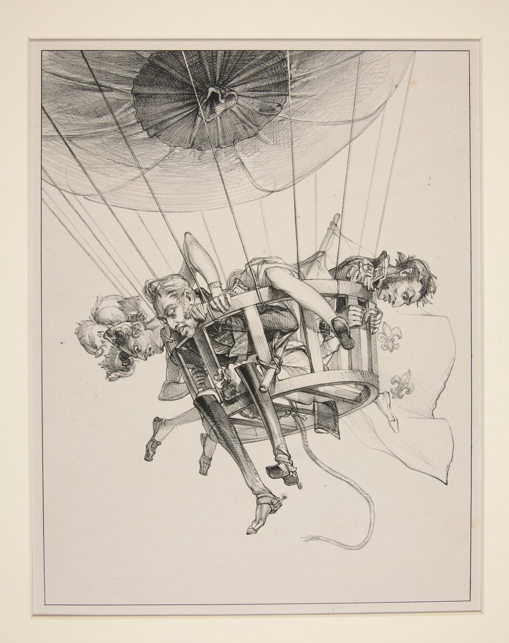 De verloren ballon door Paul Gavarni