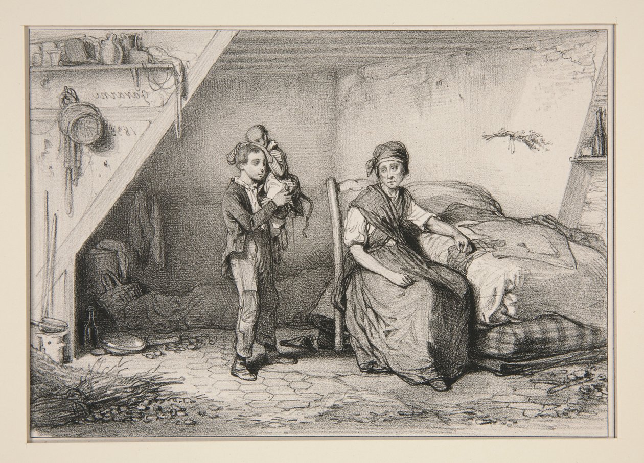 De aap van Adrien. door Paul Gavarni