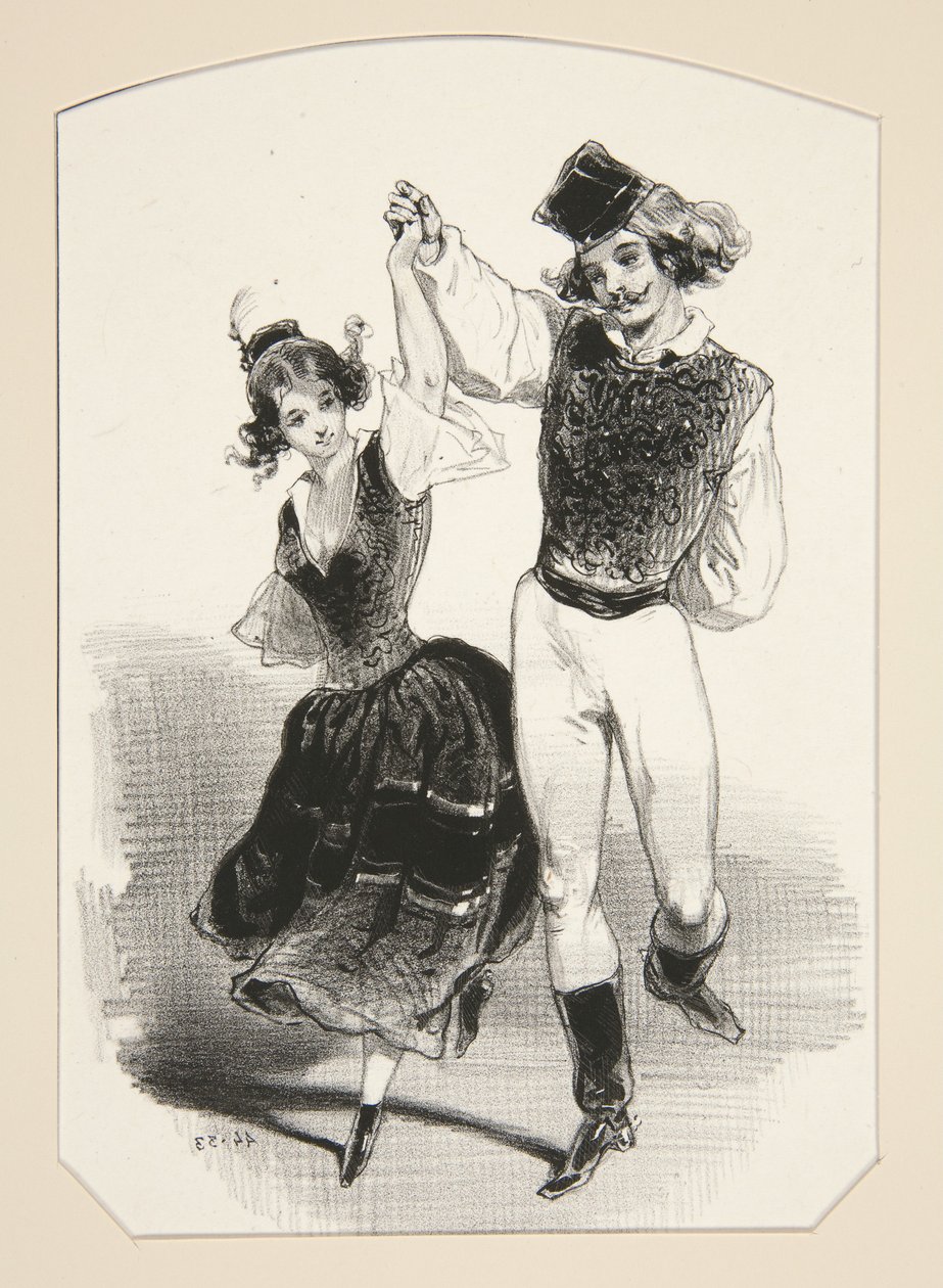 De keldervrouwen door Paul Gavarni