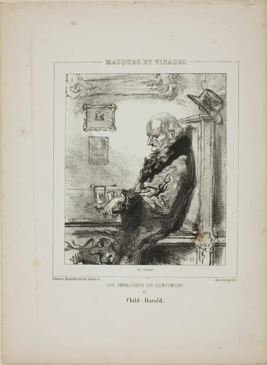 De gevangenen van het gevoel: Child-Harold door Paul Gavarni