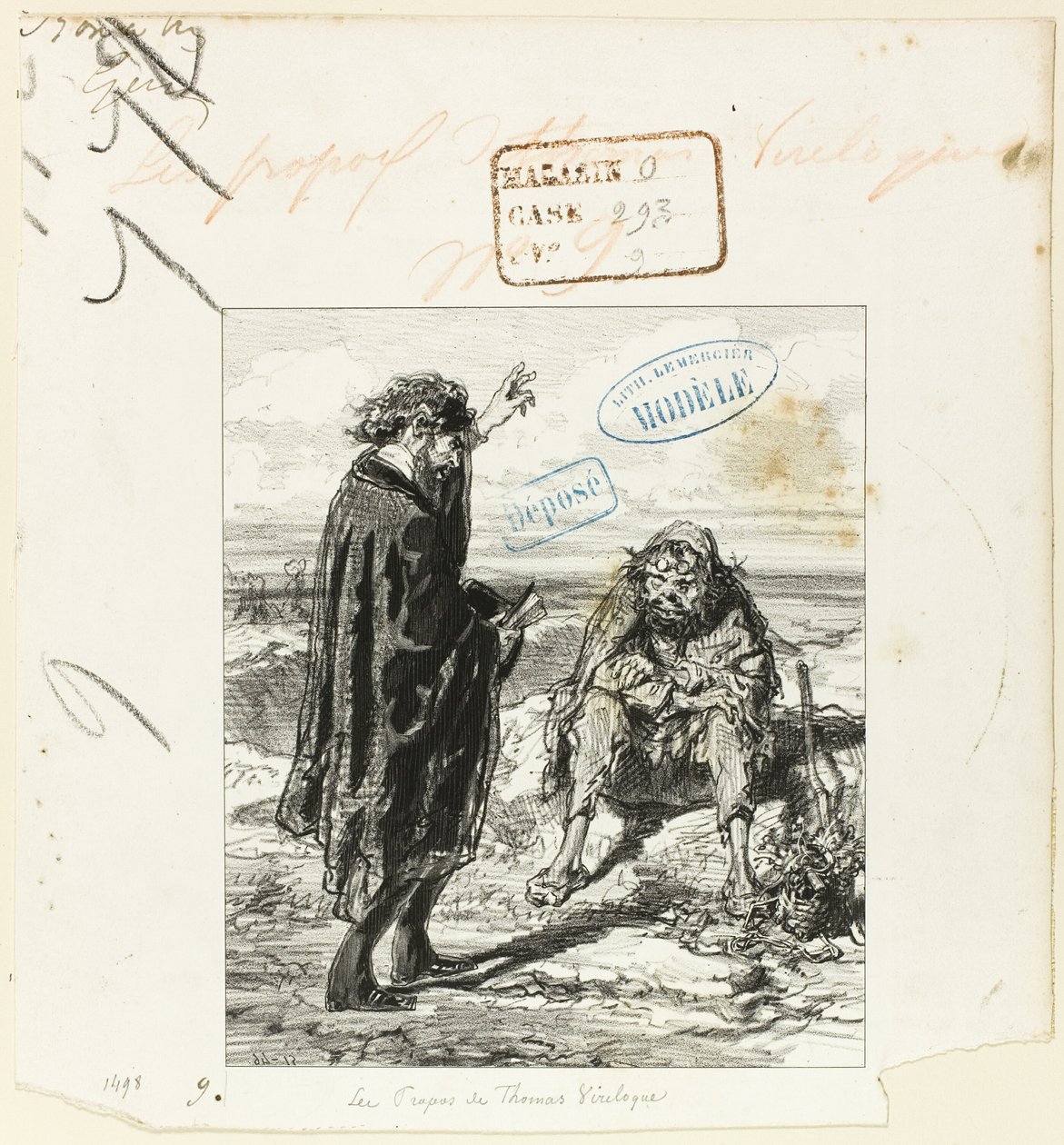 Les Propos de Thomas Vireloque: De mens, het meesterwerk van de schepping door Paul Gavarni
